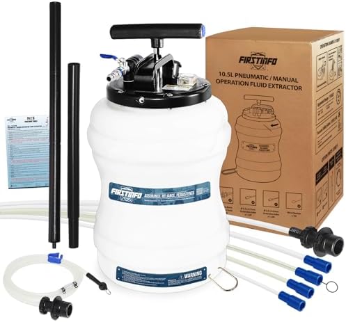 FIRSTINFO A1107EUY5 | 10,5L | Modalit&agrave; Manuale E Pneumatica | Pompa Di Aspirazione Dell'olio
