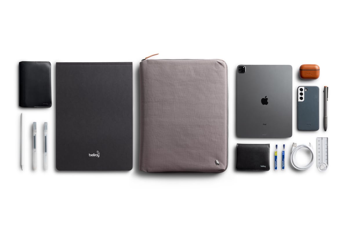 Bellroy Tokyo Folio 12,9" Porte-iPad et Documents Pochette de Travail Storm Gray
