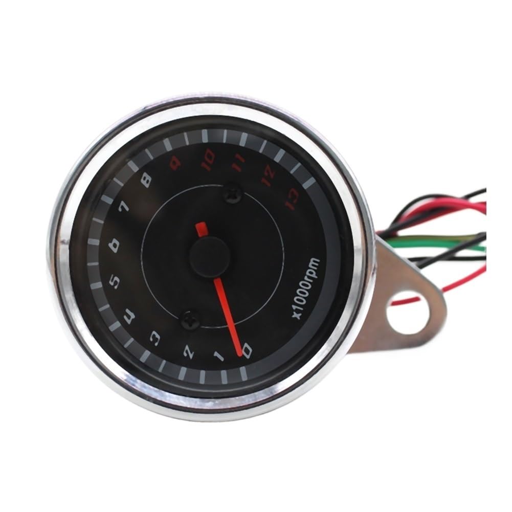 Tacómetro Universal De 12V CC Para Motocicleta, Con Retroiluminación LED, Piezas Reacondicionamiento Contador REV 1000RPM, Para