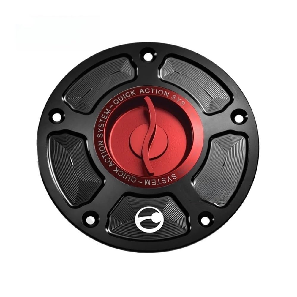 Tappo Olio Serbatoio Benzina Tappo Del Serbatoio Del Carburante Per H&on&da CBR600RR CBR 600 RR CBF 1000 500 Hornet CB600F CBR1100XX Keyless Oil Gas Cover Accessori Moto(Full Red Type-S)