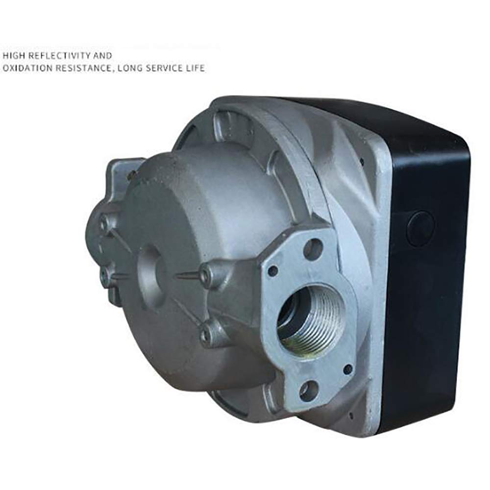 Toplionace Compteur de Débit Mécanique à 4 Chiffres FM-120, Compteur de Débitmètre D'huile D'essence Diesel 20-120L/MIN