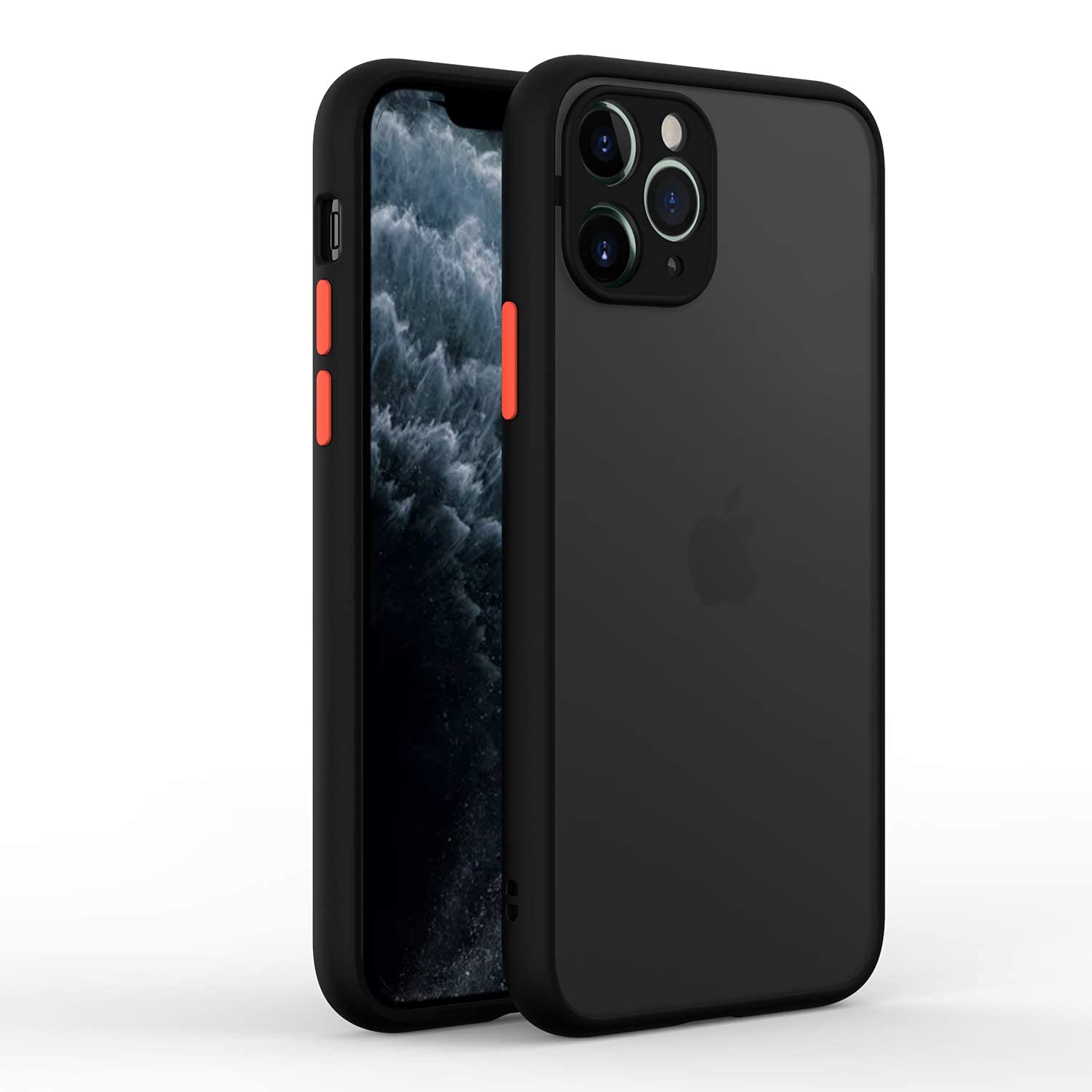 Navnika® Smoke Protective Back Cover for Apple i-Phone 12, Hard Clear Back Shockproof Soft TPU Bumper Mobile Case Cover for Apple i-Phone 12 [Smoke Cover,Black] (B097VVVC7C) Amazon Price History, Amazon Price Tracker