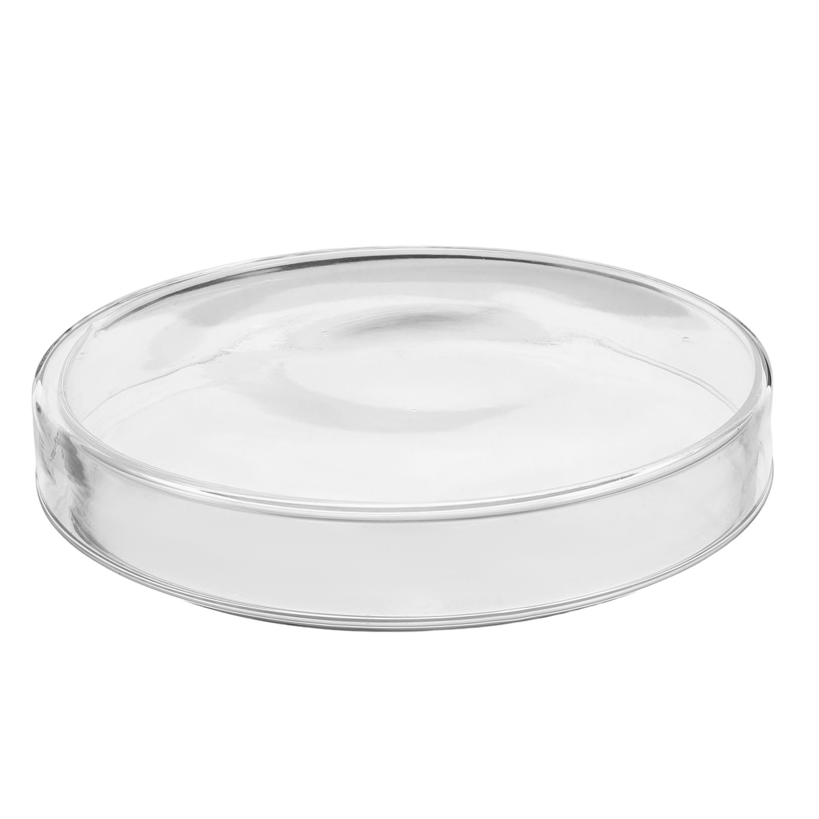 Hemobllo Piastra Petri in Vetro Borosilicato Spessa Trasparente con Coperchio per Colture Cellulari e Ricerche Microbiologiche Resistente e Facile da Pulire per Laboratori e Scuola