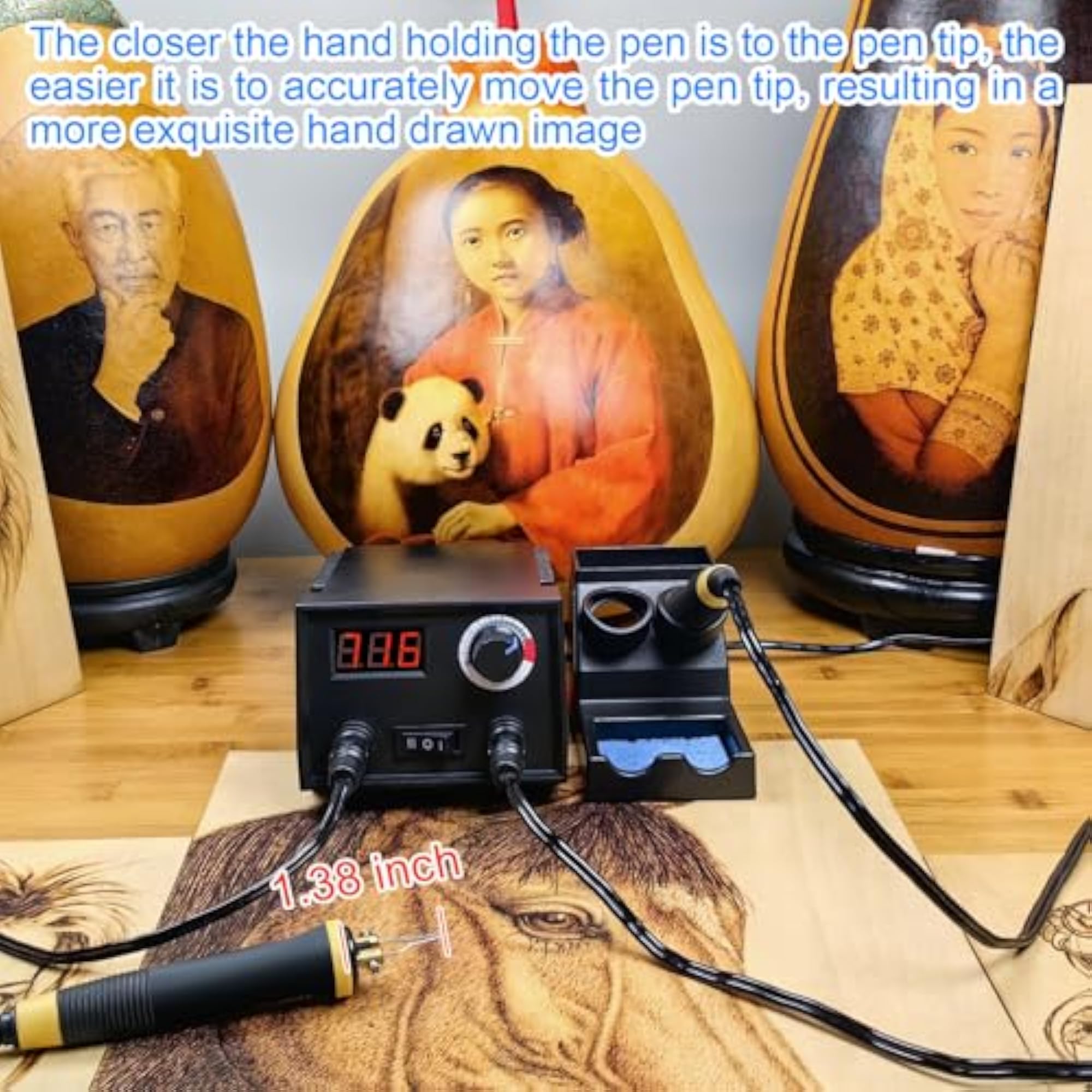Professional Wood Burning Kit Pyrography Tool