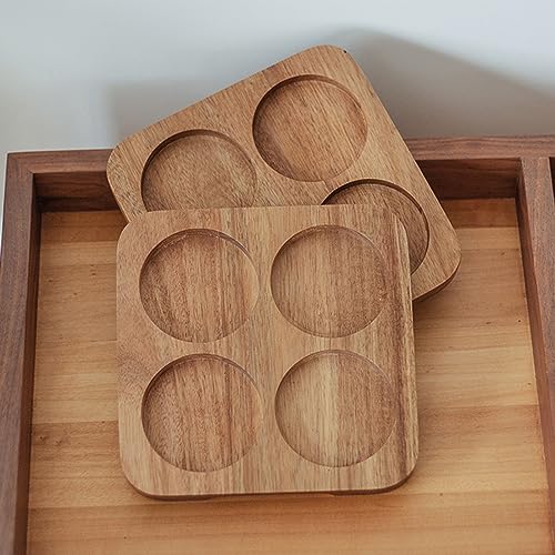 soulnioi Jar Base Glass Storage Jar Base Compartmental Jar Base Compartmental Storage Base, Model28114, jar base(4 cells) - Image 3