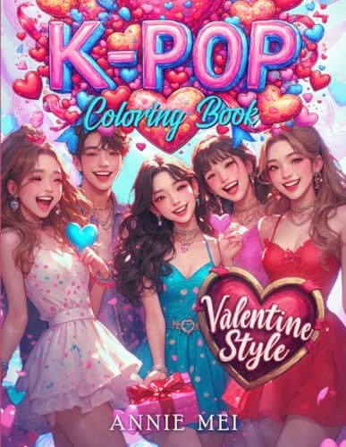 K-Pop Valentine Coloring Book