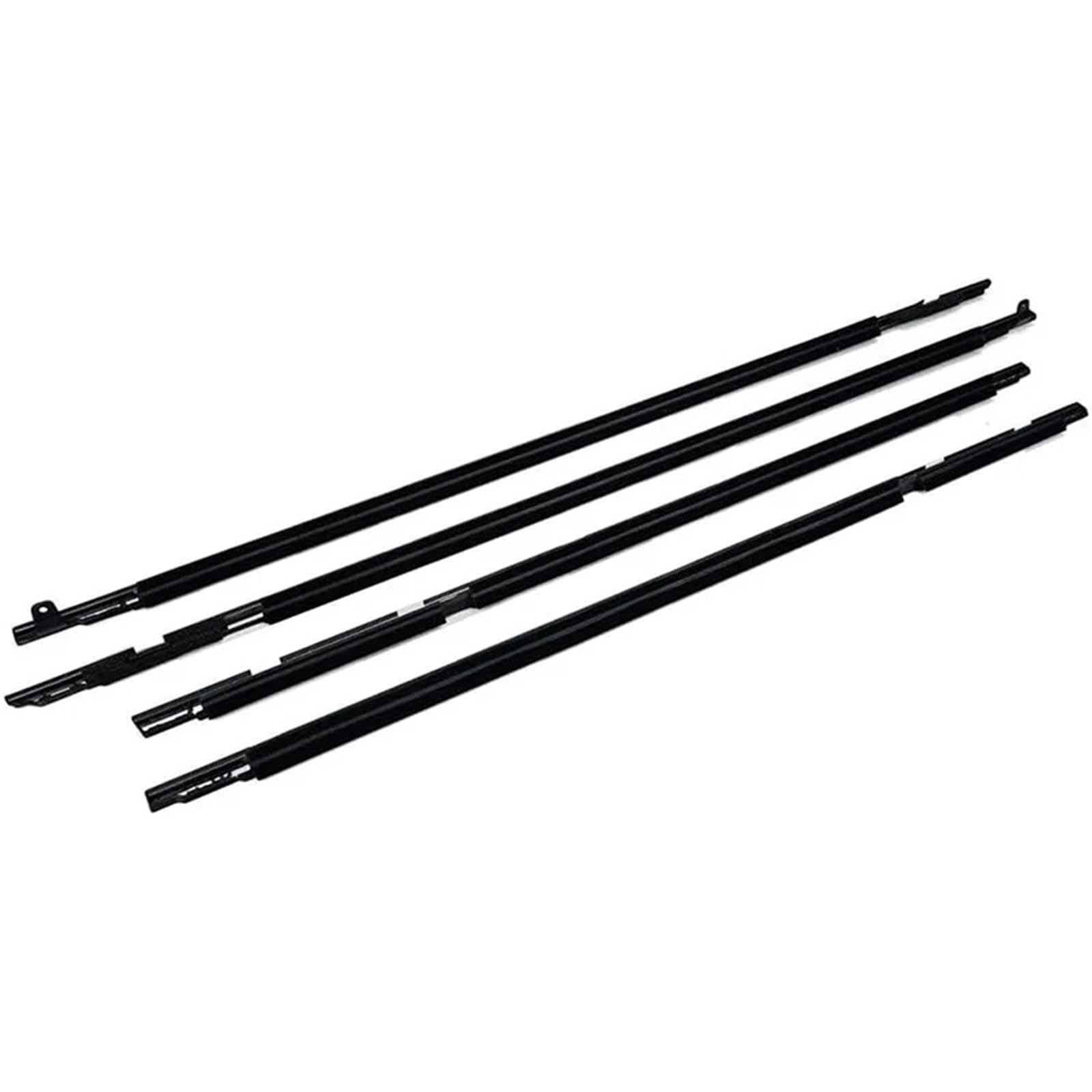 Snwdbh One Color 4Pcs Car Window Glass Sealant Strip For Toyota For Prius 2004-2009 75710-47010 Moulding Trim Weatherstrip Side Belt Black Exterior Belt