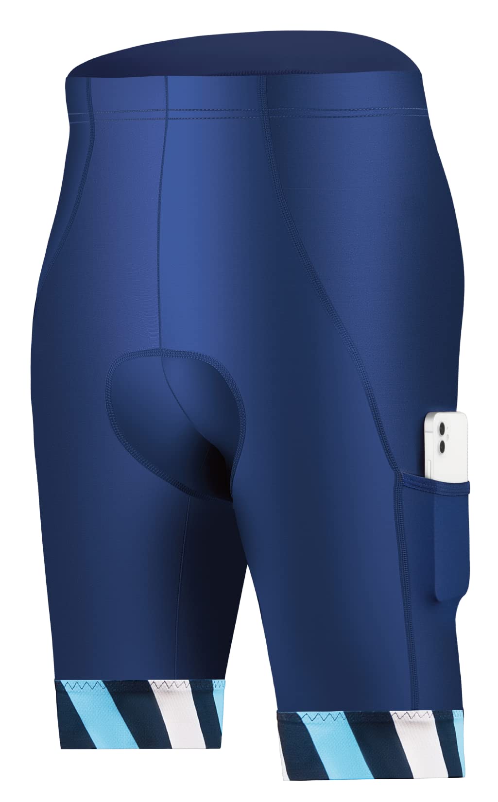 CEROTIPOLAR Mens LongDistancePad Cycling Bike Shorts, Bicycle Biking Shorts UPF50+