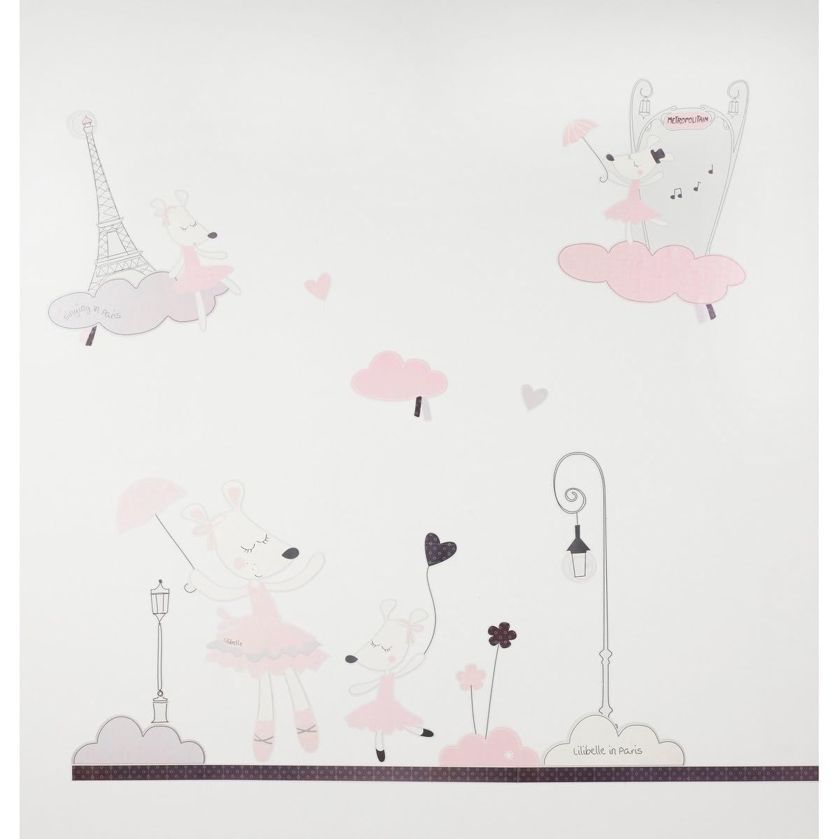 SAUTHON BABY DECO - Stickers Chambre bébé lilibelle