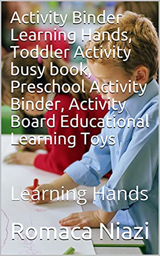 Activity Binder Learning Hands, Toddler Activity busy book, Preschool Activity Binder, Activity Board Educational Learning Toys: Learning Hands