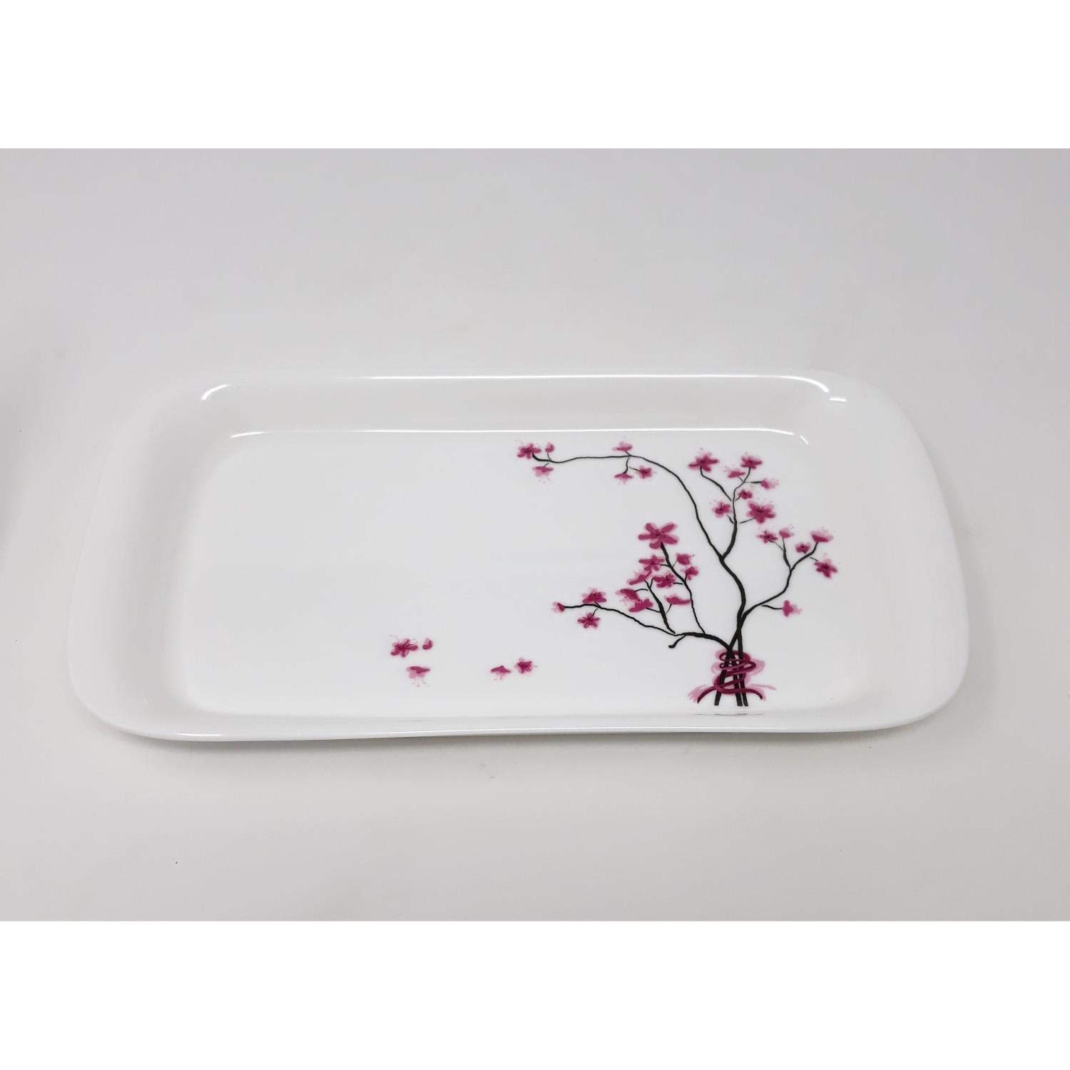 TeaLogic Milchkanne & Zuckertopf mit Tablett "Cherry Blossom"