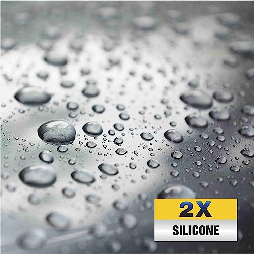 5 Plus 5P-SILICONE-24+22 ® Silicone Wiper Bades 24 22 Inch Ford Flex 2019-2009/Dodge Avenger 2014-2007/Nissan Titan Armada 2015-2004/Chrysler Sebring 2014-2007 Automotive Replacement Windshield Wiper Blades thumb #2