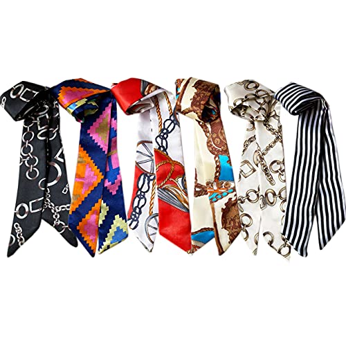kcctoo 2/6/10Pack Scarf Bags for Women Handbag Scarfs Band Hair Neck Scarves Fashion Gifts