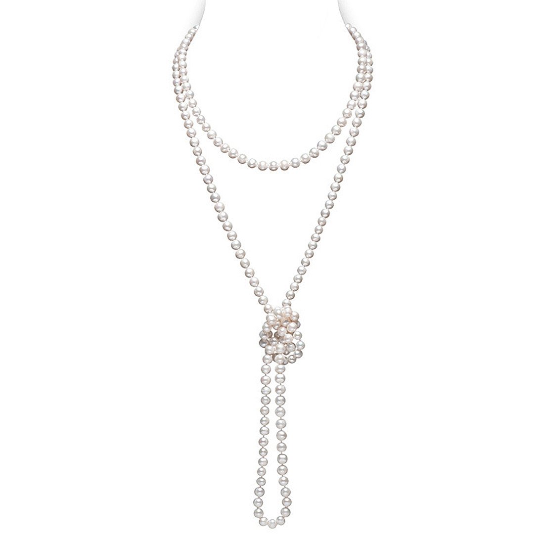 Nightycatty1920s Pearl Flapper Beads Great Gatsby Necklace Accessories Gift Wrap