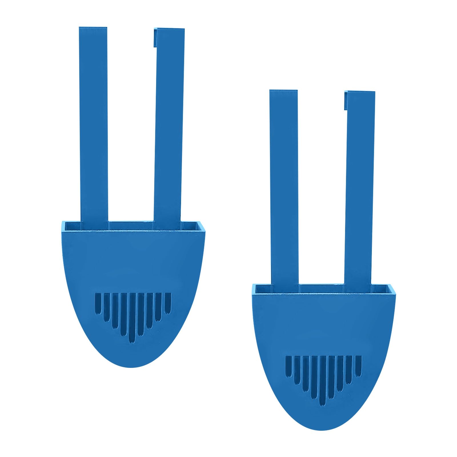 Xinsheinelry Toilet Cistern Cleaning Tablet Holders Prevents Build Up and Discoloration Tough White Blue Pair Toilet Cistern Hanger