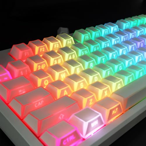 Teclado mecánico de 136 teclas con retroiluminación e impresión lateral visual 3