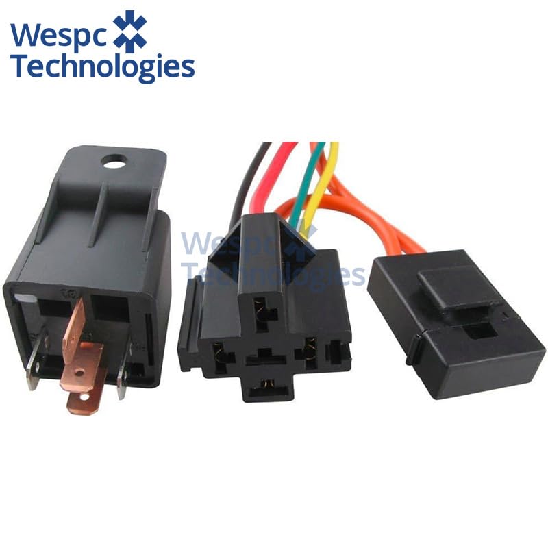 Electric Radiator Fan Thermostat Control Kit with 40A Relay Wiring Harness