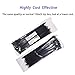 Cable Ties 12 Inch, Zip Ties 12 Inch with 50 Pounds Tensile Strength, 100 Pieces, Black