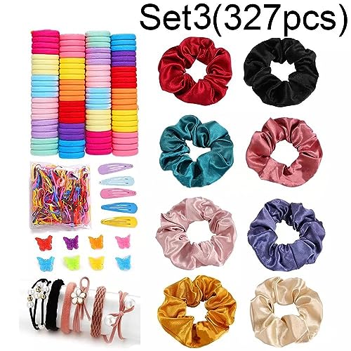 327 Pcs Hair Accessories Set for Toddlers