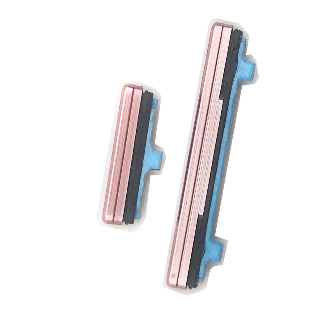 Side Power On Off Volume Button Key Replacement Repair Part for Samsung Galaxy Note 10 N970 (Pink)