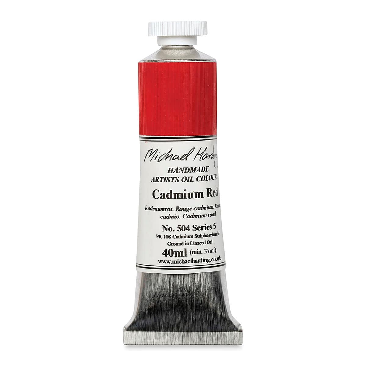 Michael Harding Oil Colour : 40ml Cadmium Red