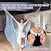 PTMTFYL Isis Wings, Belly Dance Wings, Big Angel Wings, Professional Dance Wings with Telescopic Stick, 360 Degree Performance Costume Wings for Adults Women Carnival Christmas Halloween (White)