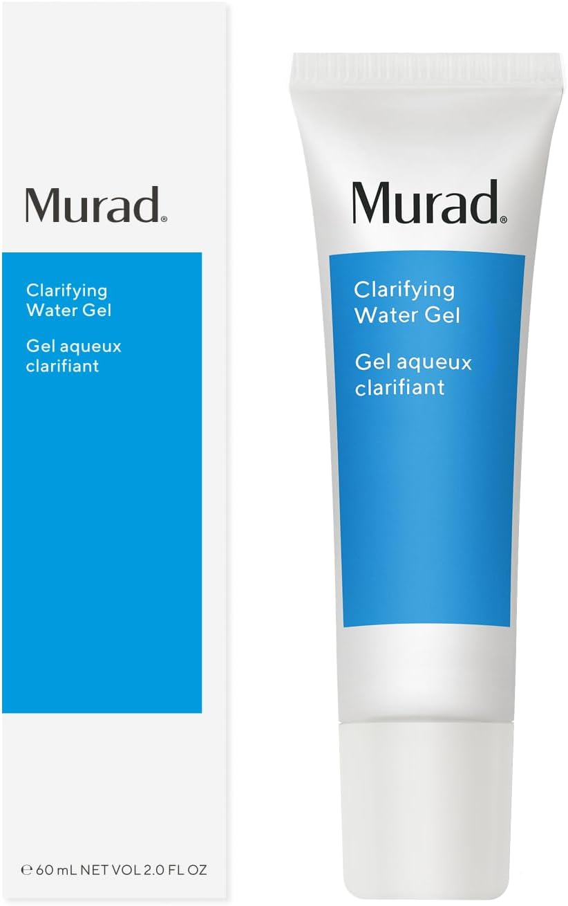 Murad Clarifying Water Gel Hydrating Face Moisturizer for Women & Men – Gel Moisturizer for Face, Neck & Chest – Facial Skin Care Product with Non- Greasy Finish, 1.6 Fl Oz