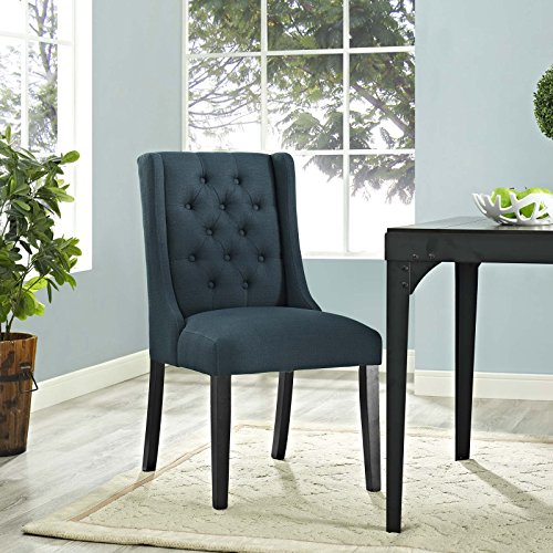 Modway-Baronet-Modern-Tufted-Upholstered-Fabric-Parsons-Kitchen-and-Dining-Room-Chair-in-Azure Modway Baronet Modern Tufted Upholstered Fabric Parsons Kitchen and Dining Room Chair in Azure