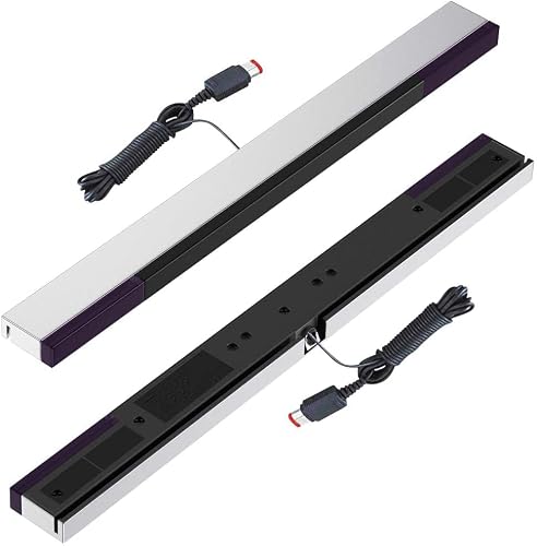 Replacement Wired Remote Motion Sensor Bar Reciever With Bracket For Nintendo Wii/Nintendo Wii U (With Bracket) #TOP1