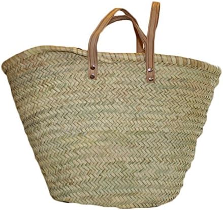 panier plage paille