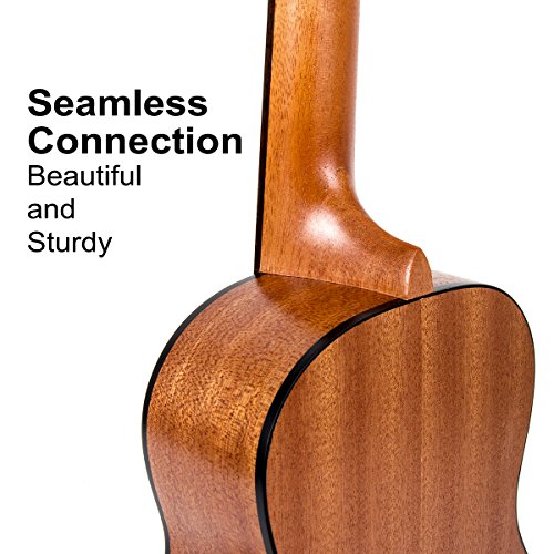 Kmise Deluxe Top Épicéa massif Concert Ukulélé Ukulélé 61 cm Hawaii Guitare W/sac et tuner numérique UK-24 - Les Beatles, Paul McCartney, John Lennon, RIngo Starr, George Harrison Kmise Deluxe Top Épicéa massif Concert Ukulélé Ukulélé 61 cm Hawaii Guitare W/sac et tuner numérique UK-24 – Image 8