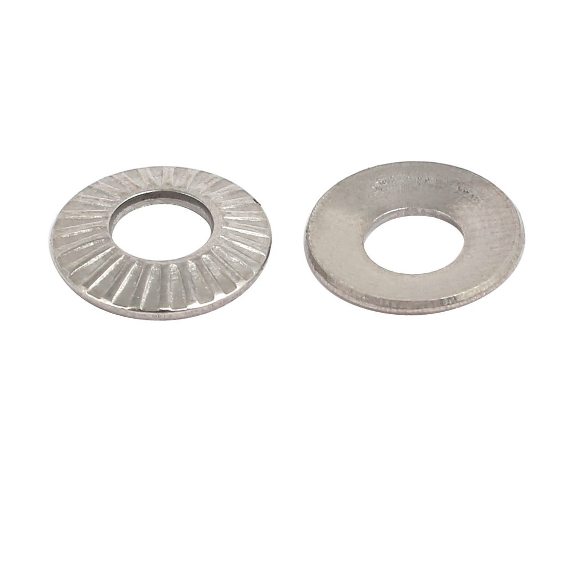 Aexit M5 304 Quality Parts Stainless Steel Wedge Locking Washer Silver Tone 20pcs Model:71as25qo704