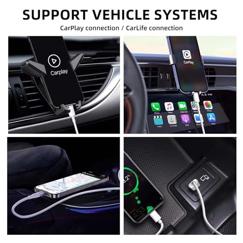 Image of Replacement iPhone 17 Car Carplay Apple Cable Cord for iPhone 17Air 16E 16 15 /17 Pro Max, Plus, iPad 10th Gen, iPad Pro 12.9 /11, iPad Air 5 /4th Gen, Mini 6th Gen USB A to USB C Fast Charger Cable
