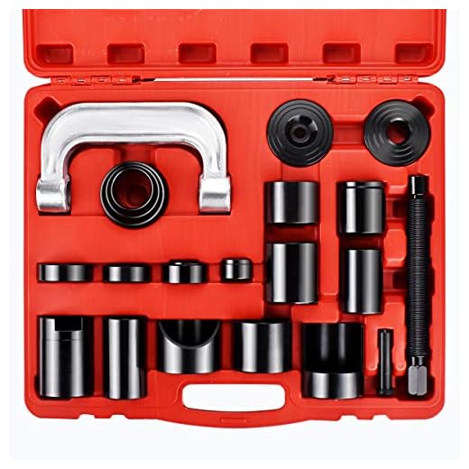 faersi 21 Pcs Ball Joint Service Tool Kit Master Ball Joint Press Adapter/Upper and Lower Ball Joint Removal Tool/Automotive Mechanic Tool Set