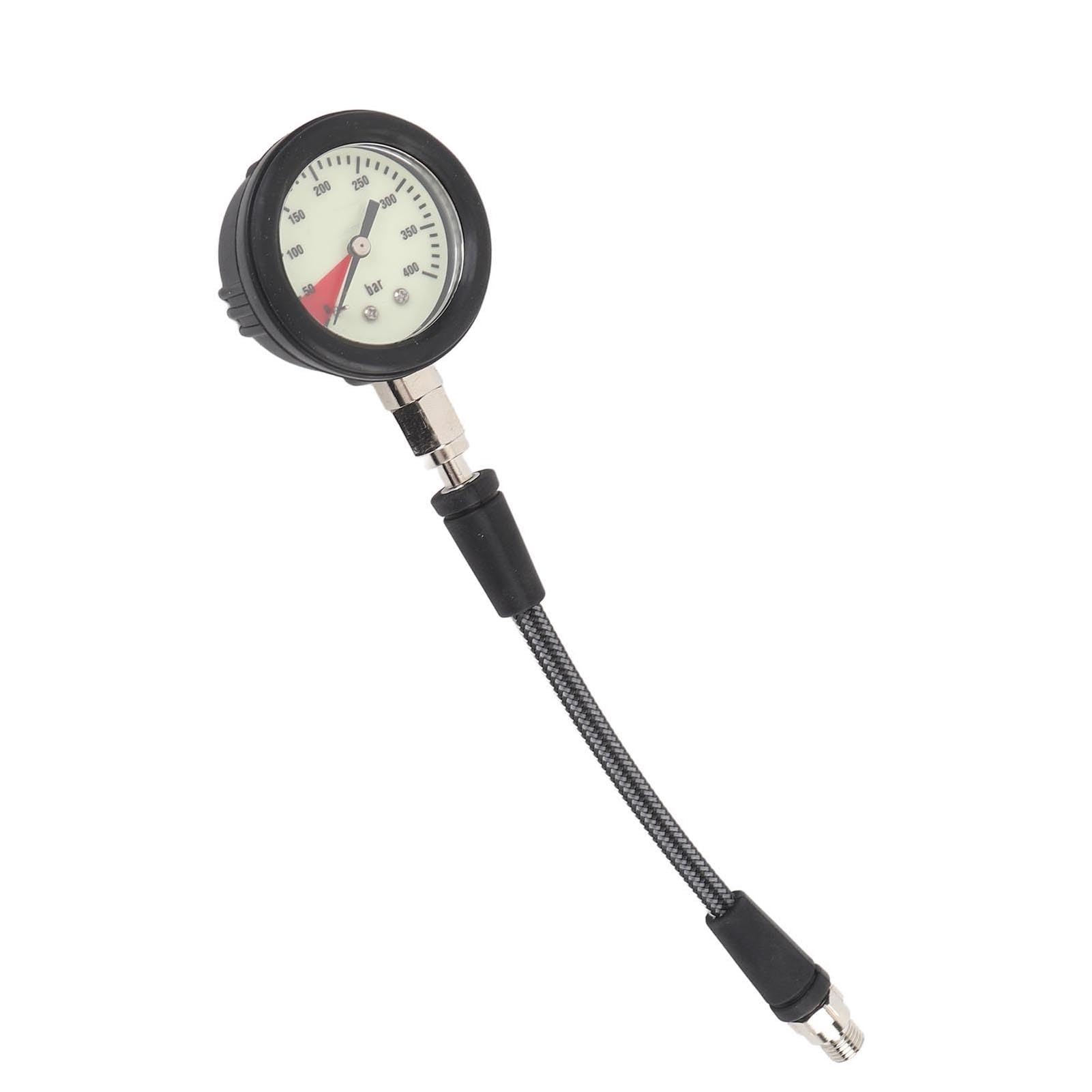Acouto Tauch-Manometer mit Gewebtem Kohlefaserschlauch (15CM)