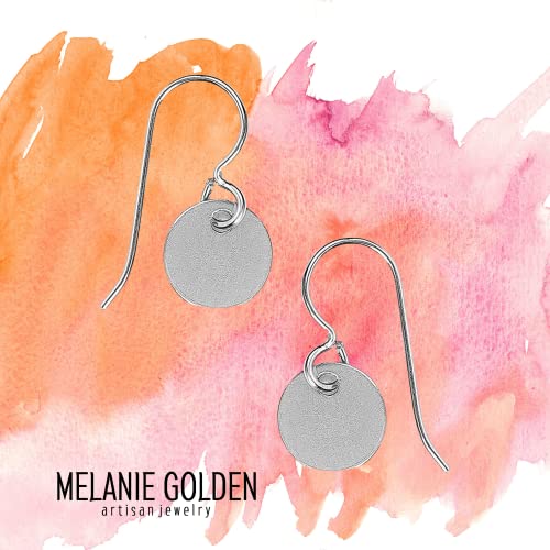 Circle Disc Dangle Earrings | Minimalist Round Flat Drop Earrings In Sterling Silver, Gold, Or Rose Gold (Sterling Silver) #TOP5