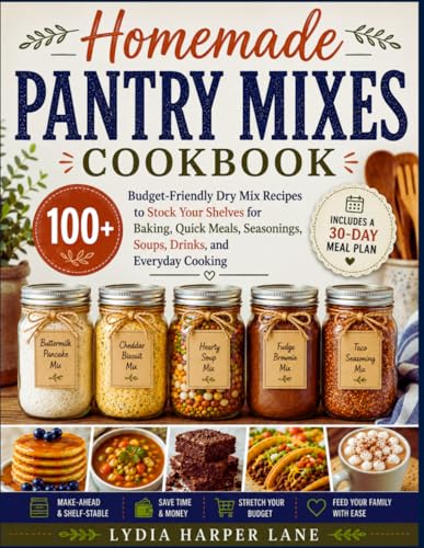Homemade Pantry Mixes Cookbook: 100+ Budget-Friendly Dry Mix Recipes to Stock Your Shelves for Baking, Quick Meals, Seasonings, Soups, Drinks, and Everyday Cooking — Includes a 30-Day Meal Plan image 2
