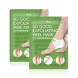 Prreti (Pack of 2 Pairs) So Good Exfoliating Heel Mask Korean Beauty Skin CareExfoliating foot...