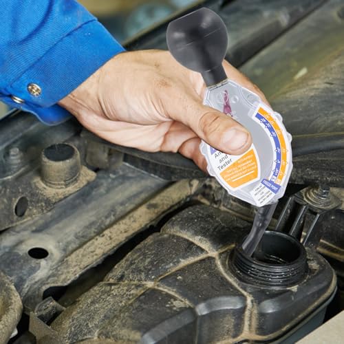 Duronge Frostschutzprüfer, Kühlwasser Messgerät, Kühlerfrostschutz Messgerät, Frostschutzprüfer Kfz, Kühlflüssigkeit Messgerät, Kühlmittel Prüfer, -12°C Bis -43°C