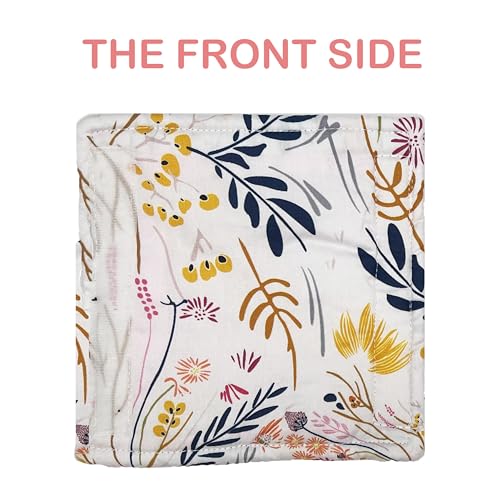 Image of Baby Car Seat Neck Cover, Car Seat Strap Cover, Seat Belt Cushions Pads, Shoulder Strap Protectors, Reversible Pram Harness Covers in Minky Floral, Baby Neck Pad Protector