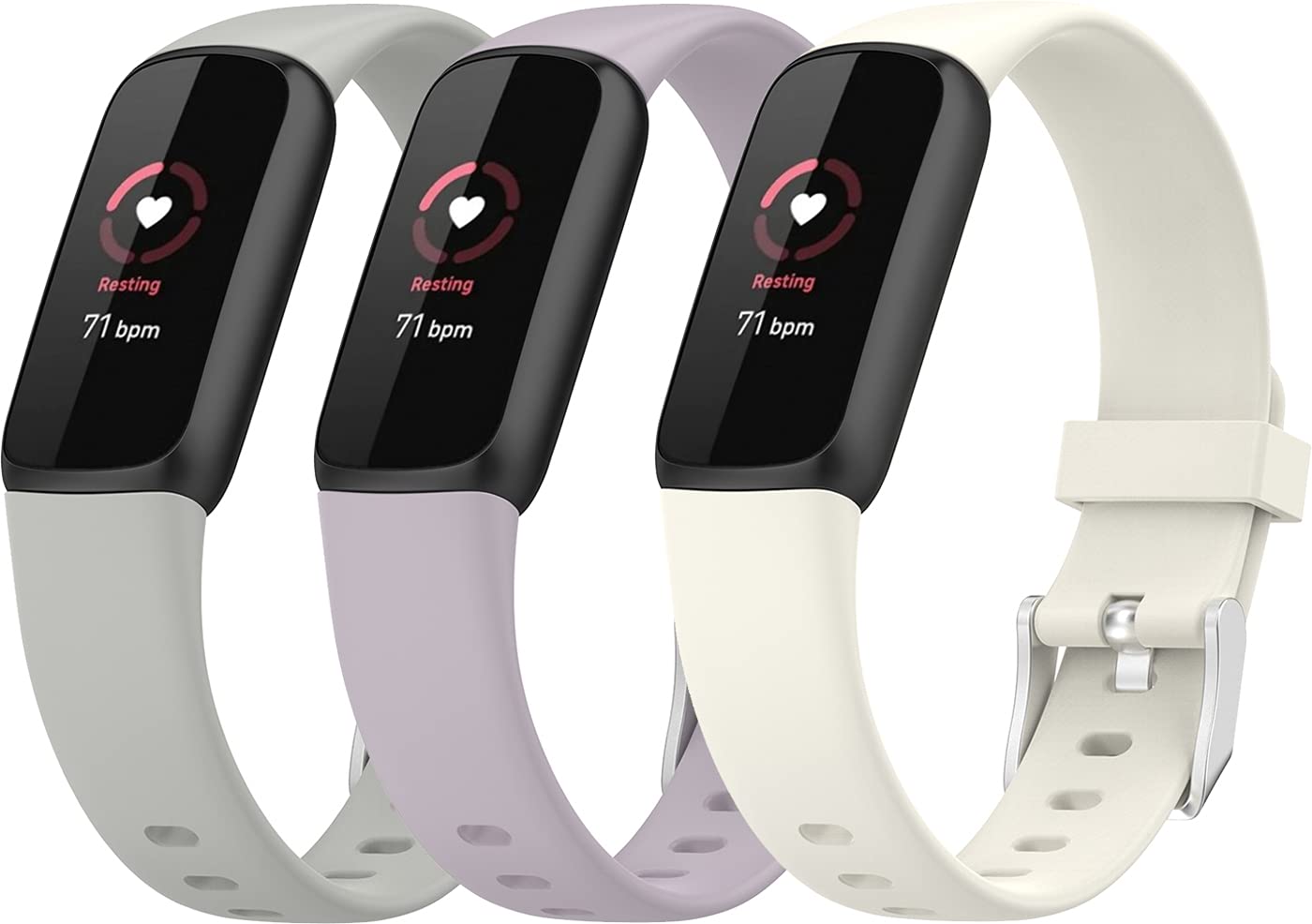 Shieranlee Watch Band Compatible with Fitbit Luxe Activity Tracker - Watch Band Replacement Silicone Strap,large size — image 1