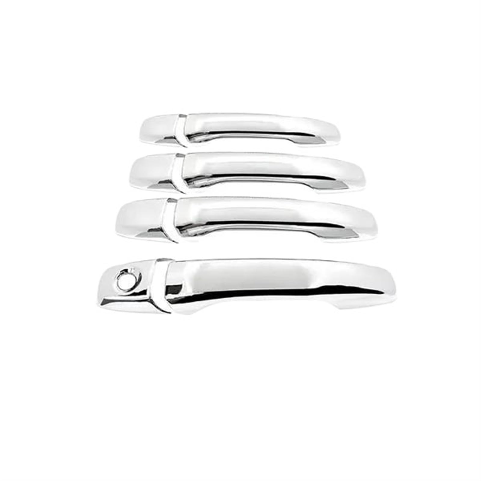 Lzbzhb 4Handle 1 Keyhole Car Exterior Outsidedoor Handle For For Explorer For Classic U502 2011~2018 Chrome For Smart Door Handle Cover Set Protector Trim Stickers Exterior Car Accessories(4Handle 1 Keyhole)