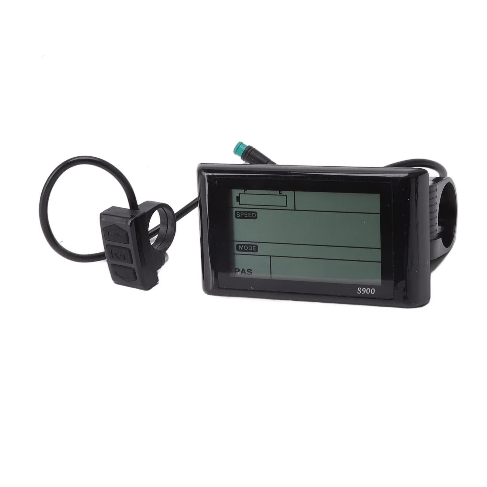 Buachois Pantalla LCD Impermeable para Bicicleta eléctrica de 24V 36V 48V