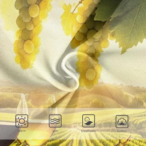 Cotton Girls Underwear Toddlers Vibrant Warm Sunset Vineyard Cute Panties Girl Cartoon Kids Undies Briefs 2t3