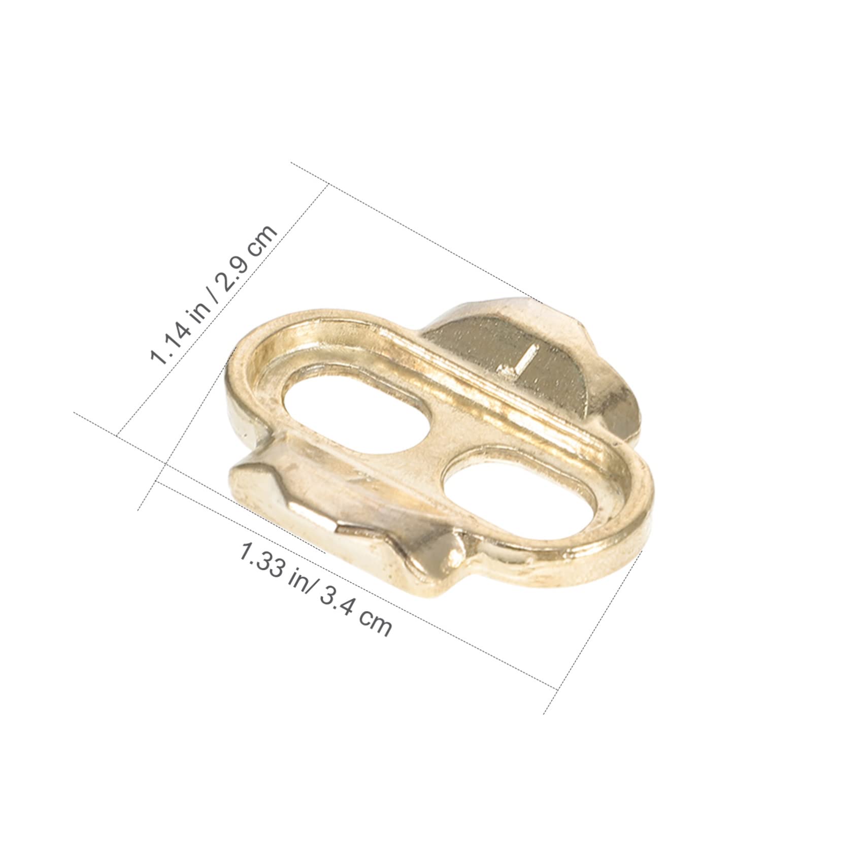 Totority Cleat Bike Pedal Accessories Fit of Cycling Shoes Single Direction Release Made of Durable Material