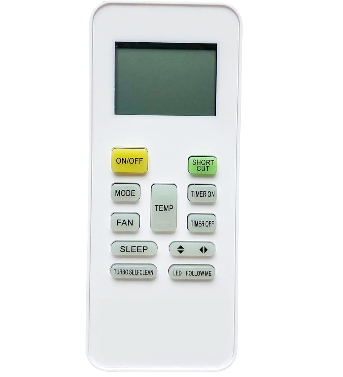ac remote compatible for lloyd 1ton/2ton ac remote no 142 short cut button rg52b/bge, white (your old remote must be exactly same)