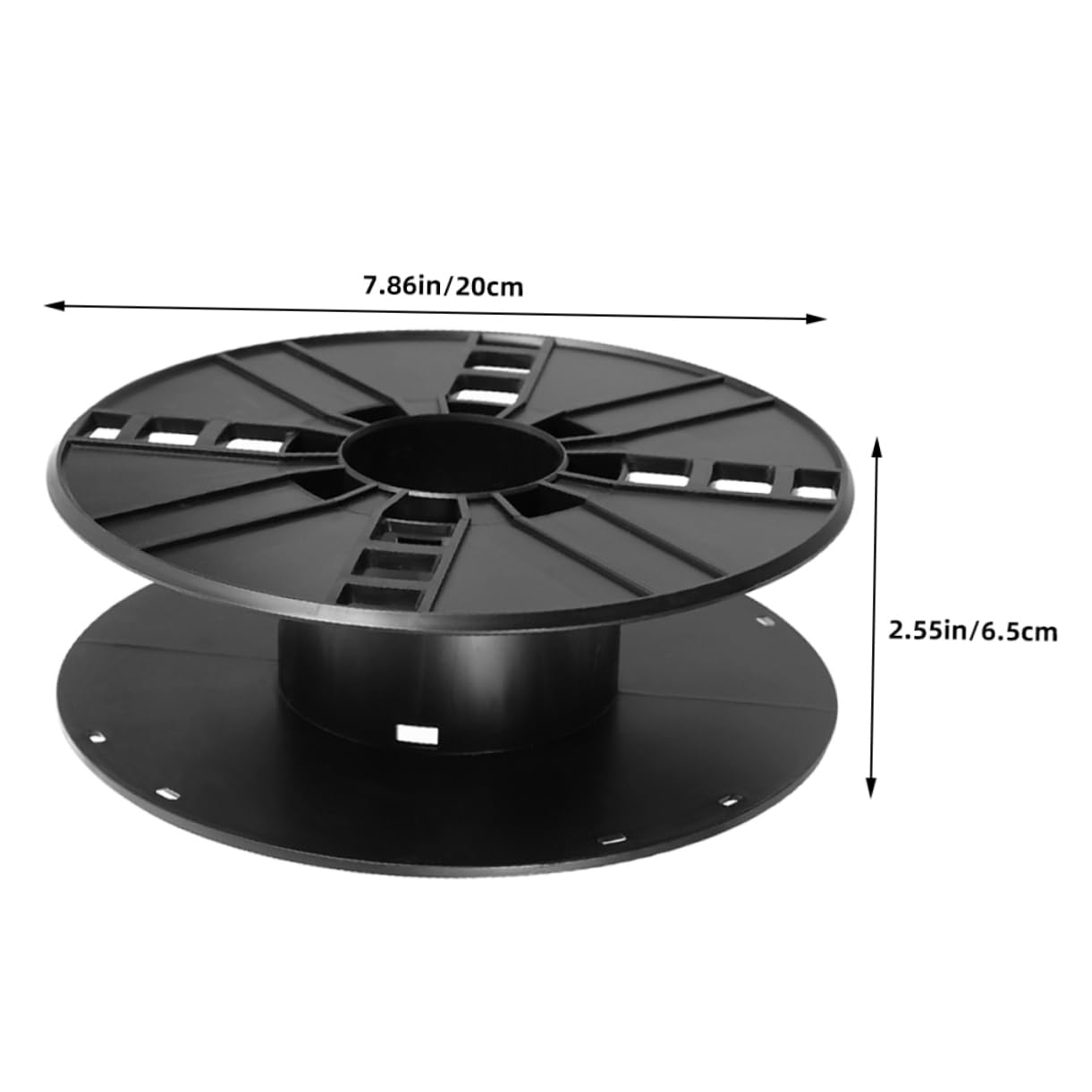 SEWACC Cord Storage Reel Plastic Extension Cable Organizer for Camping Lightweight Design High Capacity for Wire Management for Extension Cords and Generators