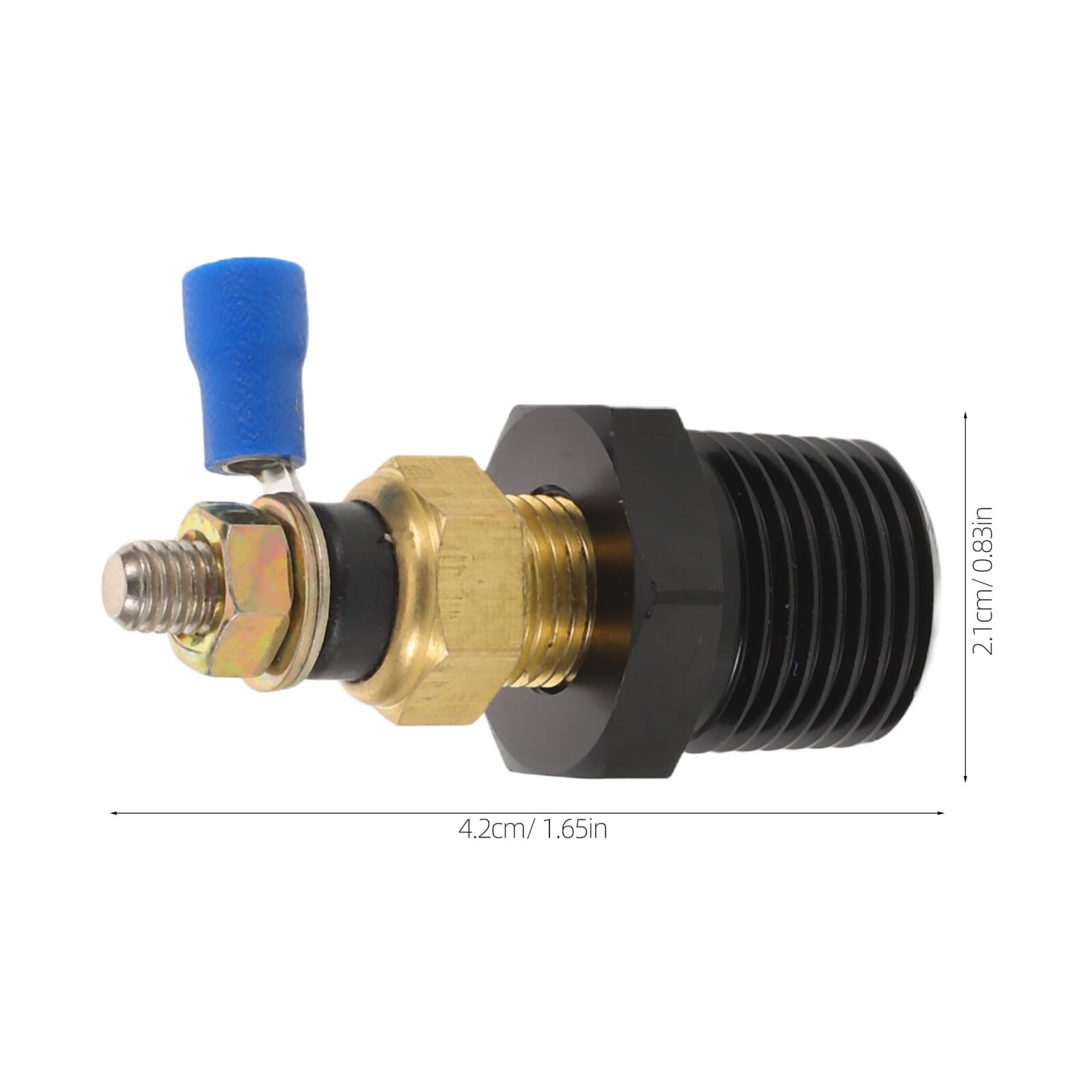 VALICLUD Sensor de Temperatura del Agua del Motor con Tornillo Integrado Sustitución para Automóvil Civic Resistente al Calor Monitorización Precisa del Refrigerante Sensor de
