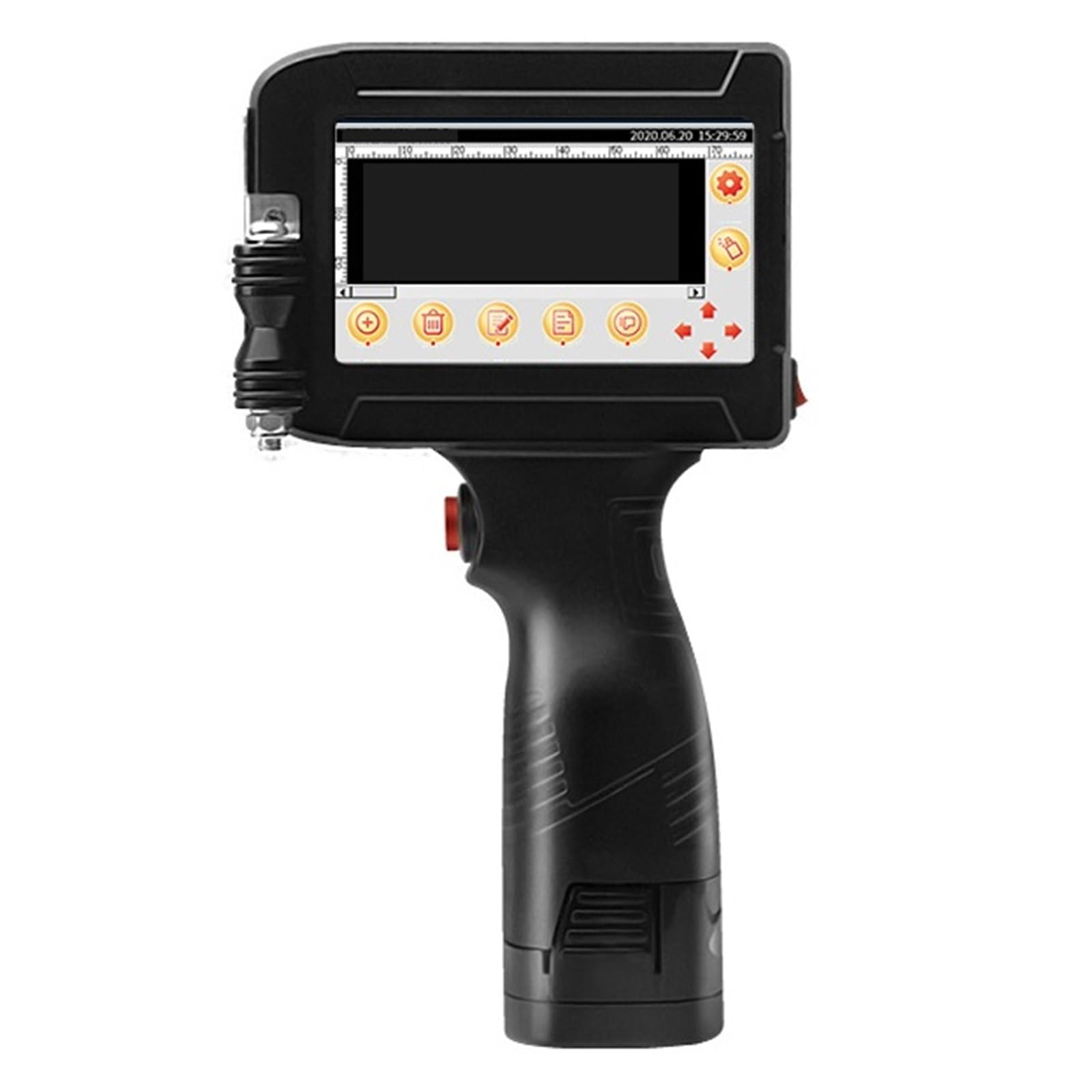 Smart Handheld Inkjet Printer Small Automatic Coding Machine Assembly Line Label Packaging Bag Qr Code Barcode Logo The Weld Is Strong(Blue carton)