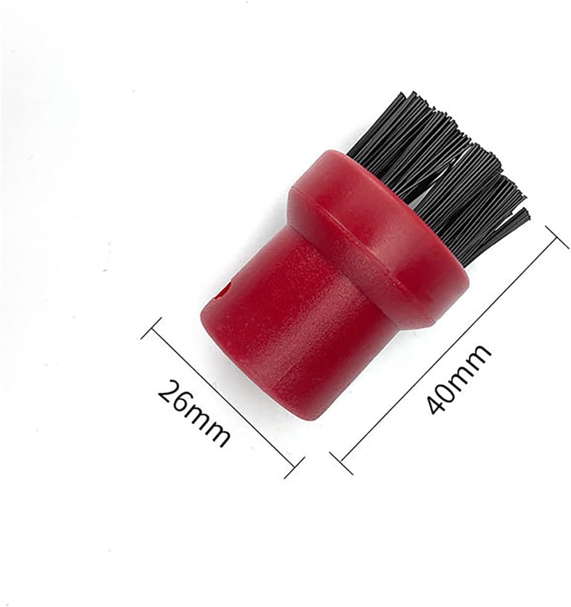 for Karcher SC1 Replacement Accessories Nozzle Brush,Stubborn Stain Remove Durable Nylon Brush Nozzle Set for Karcher SC1 SC2 SC3 SC4 Steam Cleaner Part (Set 4)